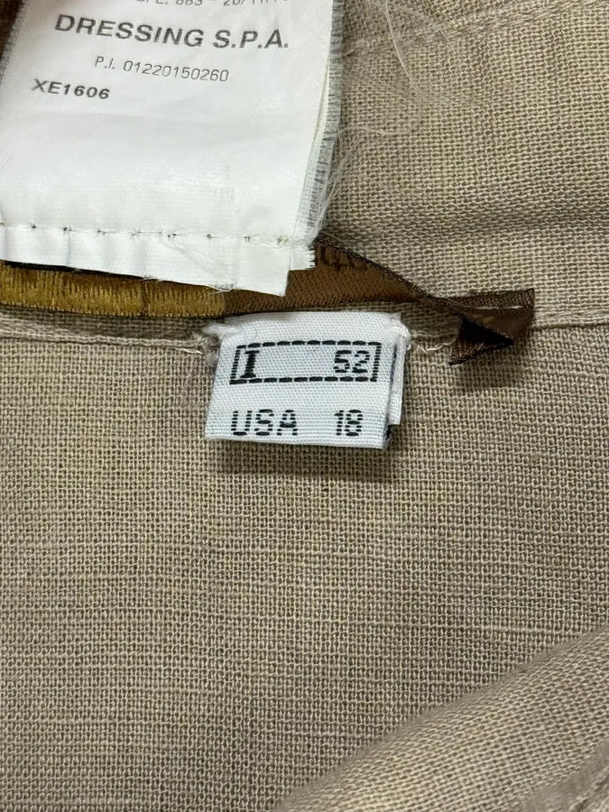 2000s Roberto Cavalli Class Beige Embroidered Astro Shirt tQSqSnr 5