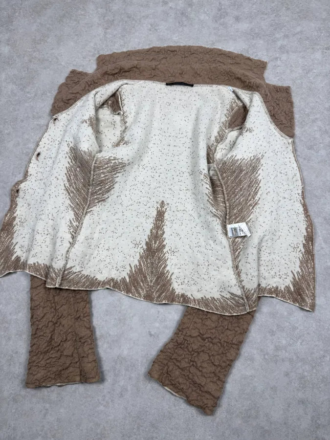2000s Roberto Cavalli Class Textured Beige Cardigan MaLBkog 5