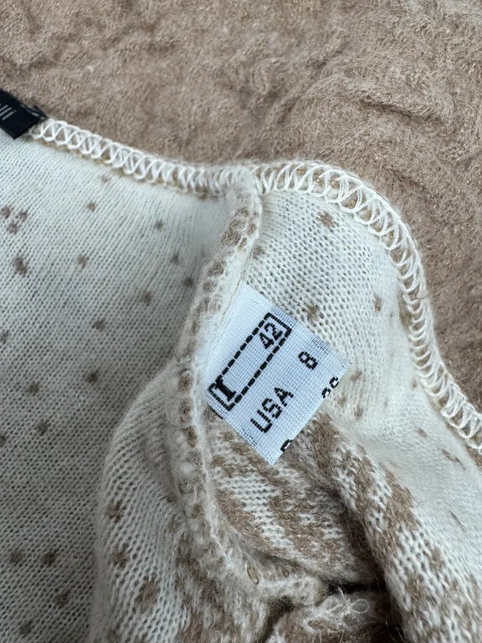 2000s Roberto Cavalli Class Textured Beige Cardigan MaLBkog 8