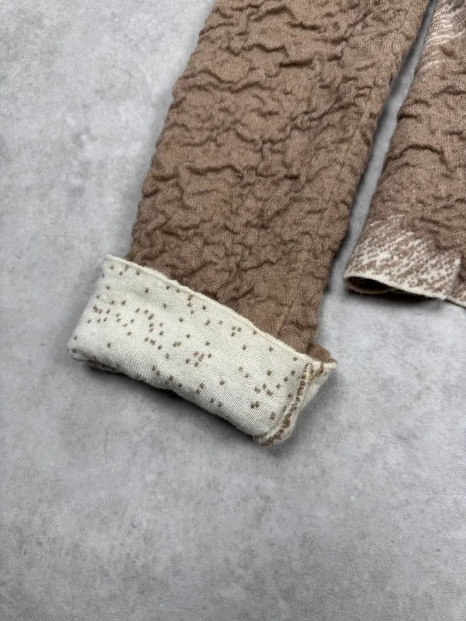 2000s Roberto Cavalli Class Textured Beige Cardigan MaLBkog 9