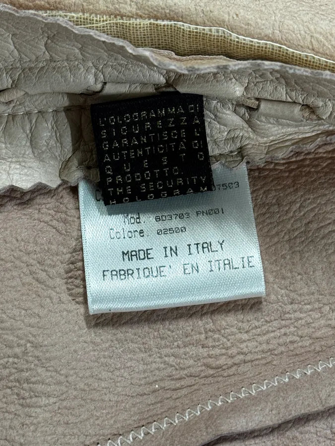 AW2001 Roberto Cavalli Cowboy beige Leather Jacket YRFEouP 9