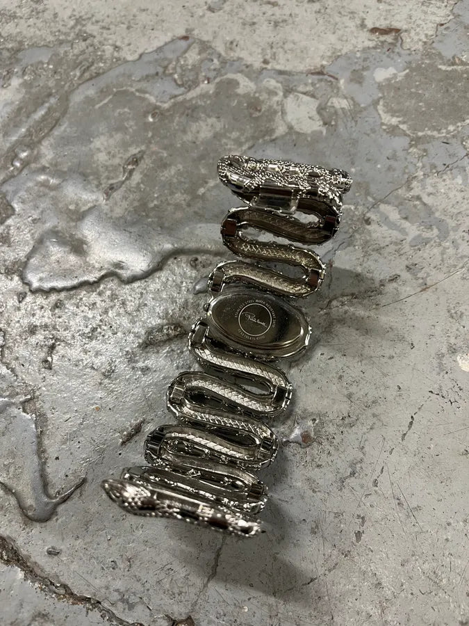 2000s Roberto Cavalli Crystal Snake Bracelet Watch KrgrovD 6