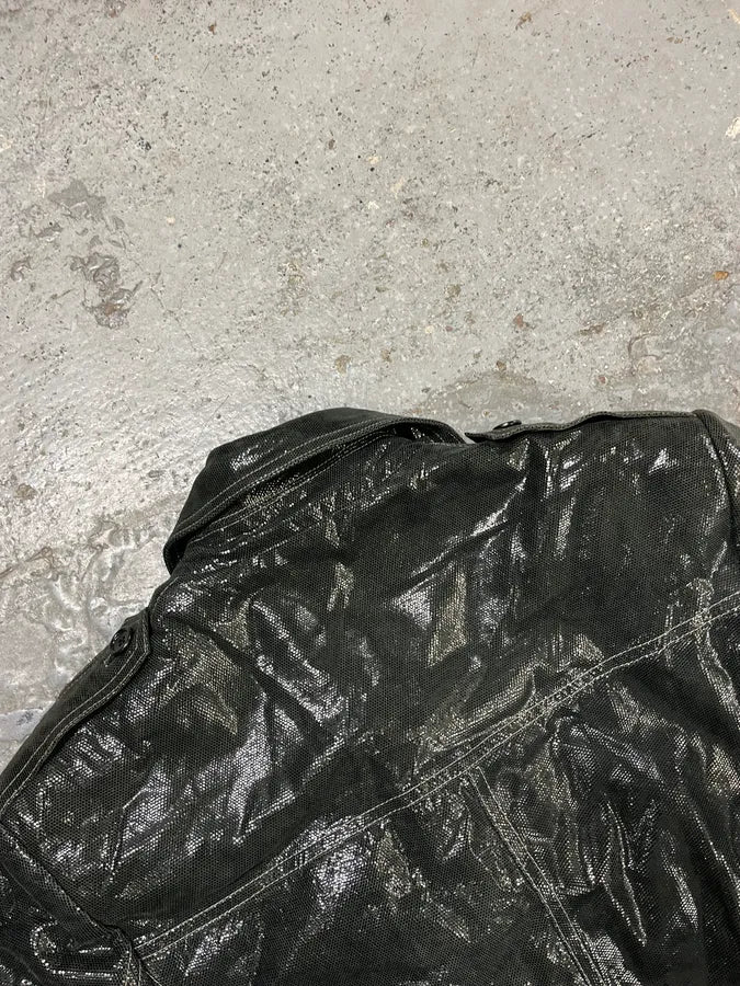 1990s Roberto Cavalli Dark Green Trench Coat DENvsxD 7