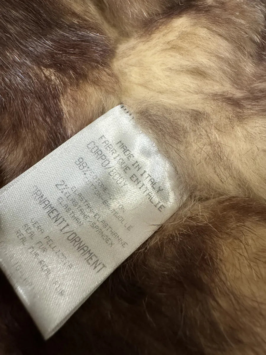 2000s Roberto Cavalli Deconstructed Leopard Magma Exploration Fur Jacket (M/L) gYeFBVs 9