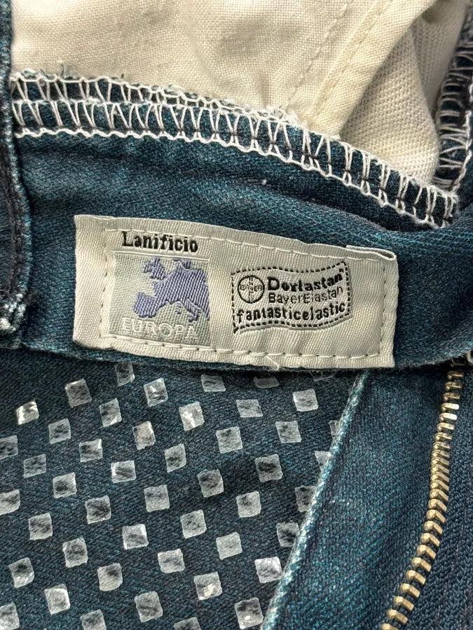 FW1999 Roberto Cavalli Deep Blue Flowers Pants qSoAsfE 8