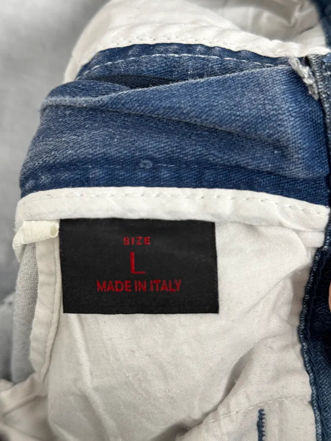 2000s Roberto Cavalli Deep Ocean Blue Gradient Pants QApNdbC 9