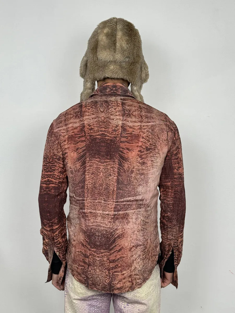 2000s Roberto Cavalli Earth Brown Shirt GFbsesS 2