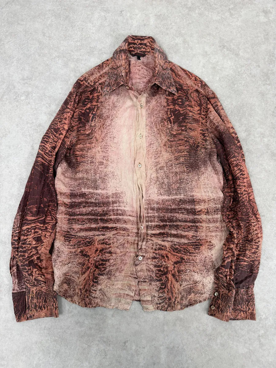 2000s Roberto Cavalli Earth Brown Shirt GFbsesS 3