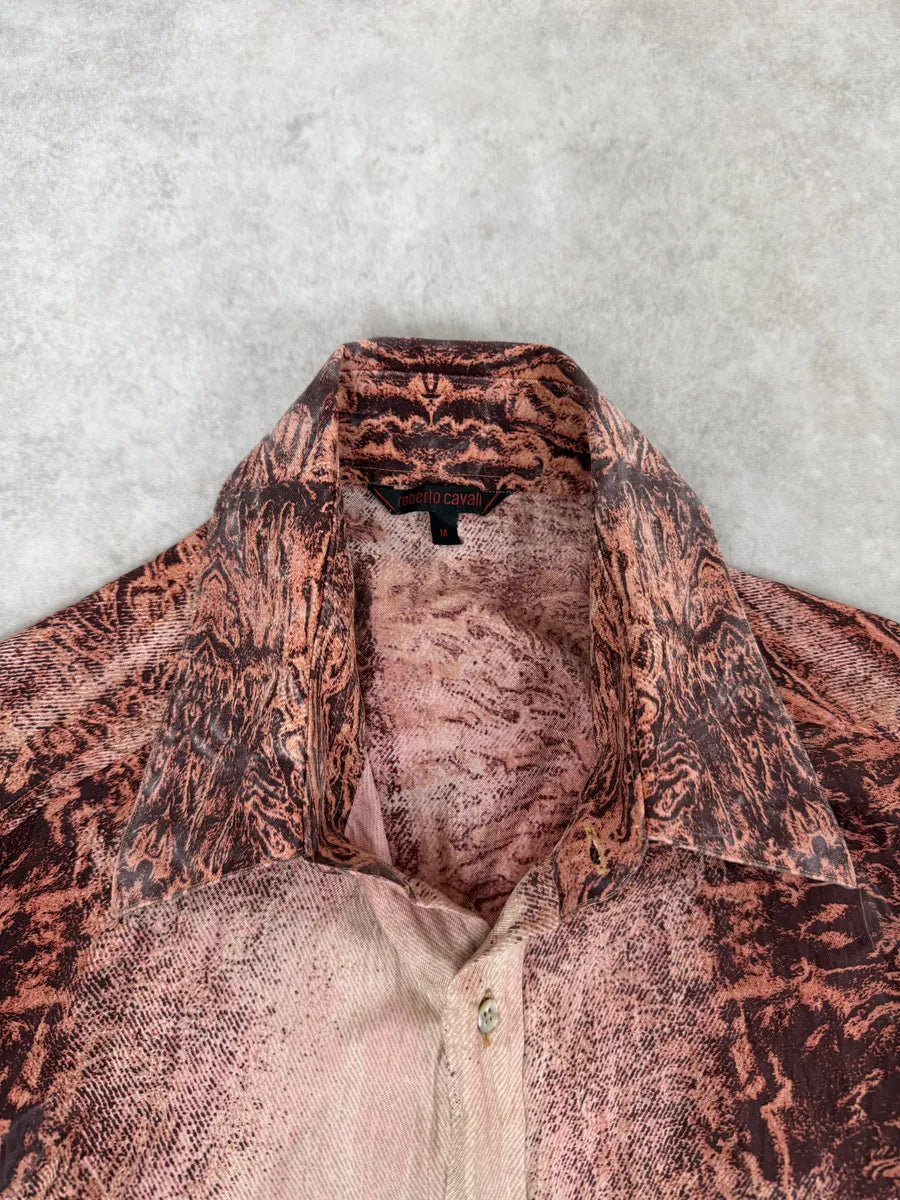 2000s Roberto Cavalli Earth Brown Shirt GFbsesS 7