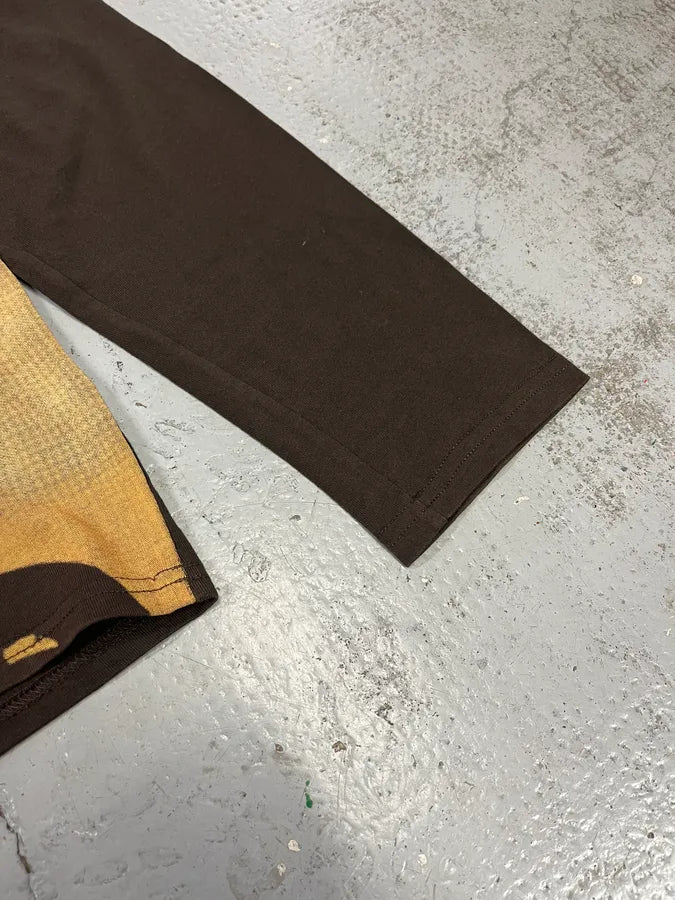 2000s Roberto Cavalli Elephant Beige & Brown Tunisian Longsleeve vBebSat 5