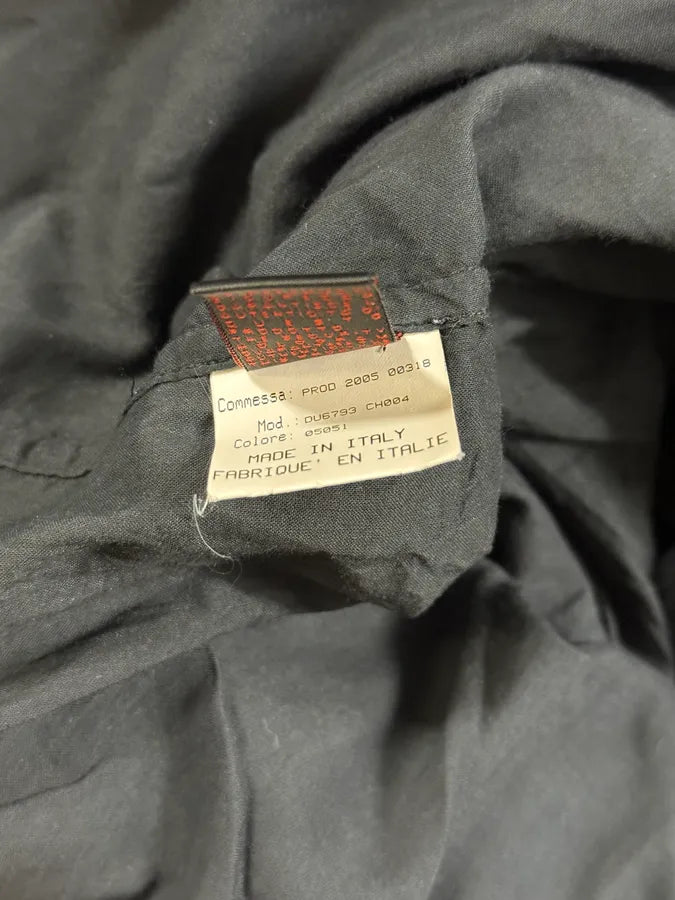 2000s Roberto Cavalli Embroided Black Linen Shirt uLmJQHJ 7