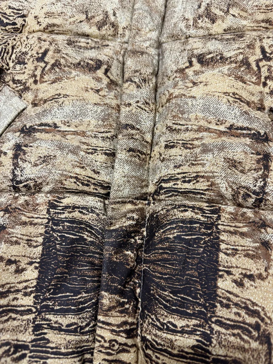 2000s Roberto Cavalli Eroded Creamy Puffer Jacket KMObKfb 4