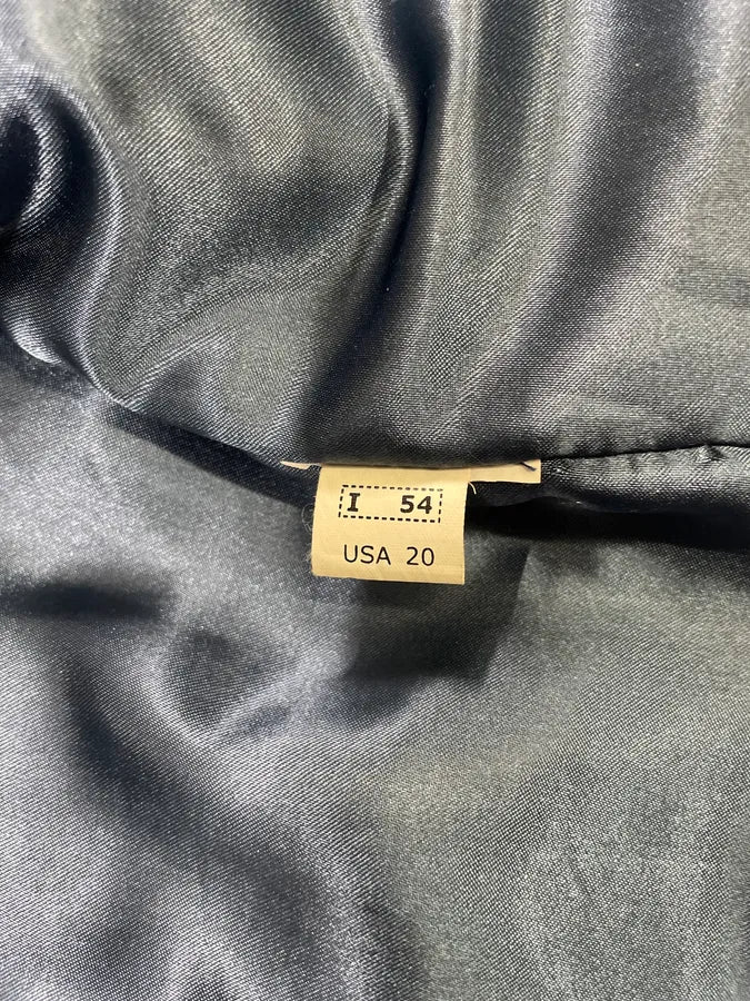 2000s Roberto Cavalli Eroded Grey Marble Effect Premium Leather Jacket (L) FIYsuDN 10