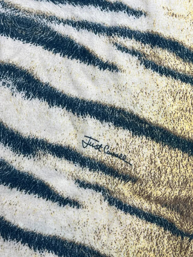 2000s Cavalli Beige Faded Zebra Longsleeve CxUPHQF 10