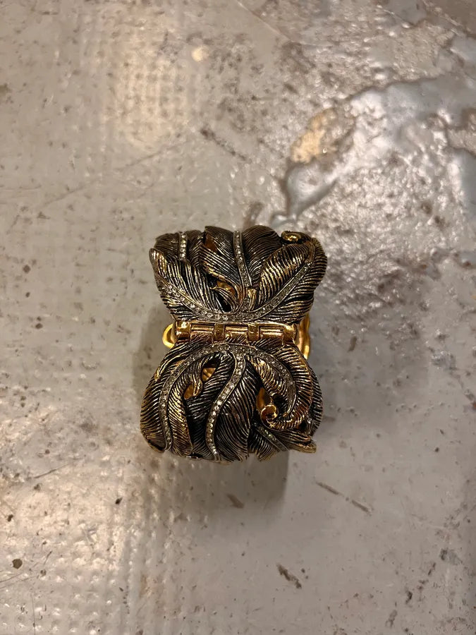 2000s Roberto Cavalli Feathers Armband Bracelet tYgNrkl 4