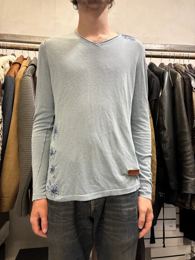 2000s Roberto Cavalli Flowers Sweater yeFenNm 2