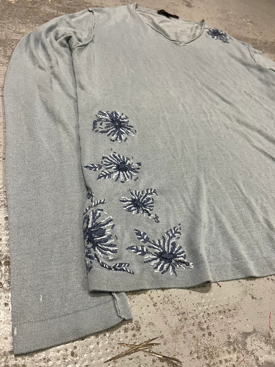 2000s Roberto Cavalli Flowers Sweater yeFenNm 4