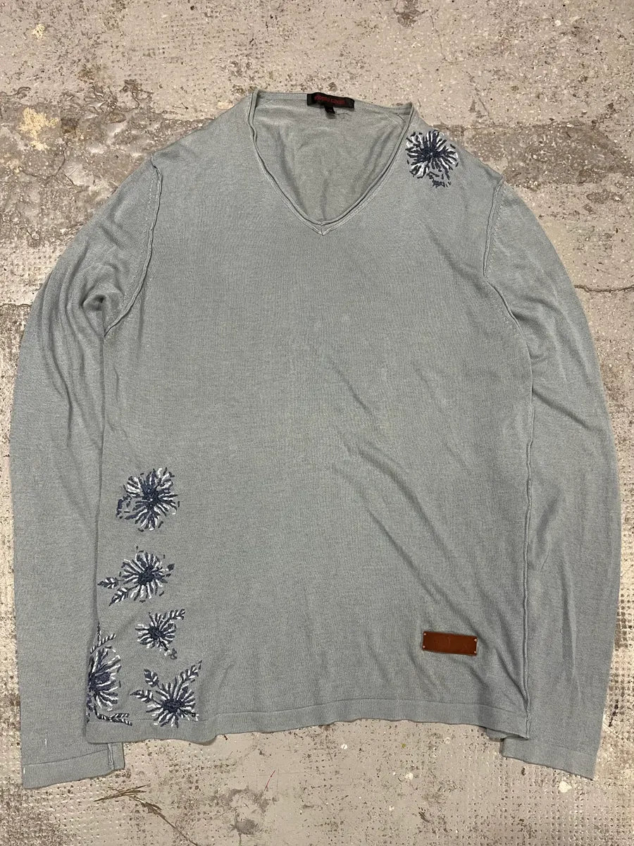 2000s Roberto Cavalli Flowers Sweater yeFenNm 0