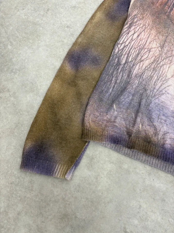 2000s Roberto Cavalli Forest Lake Zip Sweater qirlGnf 6