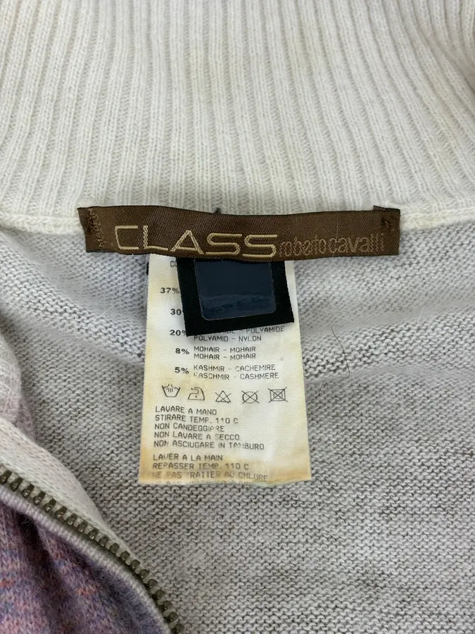 2000s Roberto Cavalli Forest Lake Zip Sweater qirlGnf 9