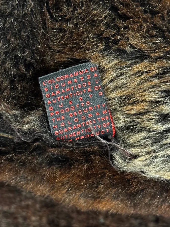 2000s Roberto Cavalli Fur Shearling Brown Leather Jacket rBIlsqi 13