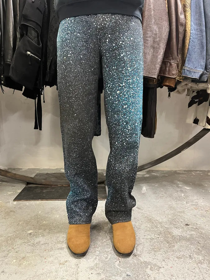 2000s Roberto Cavalli Galaxy Blue Pants wmNiQoE 1