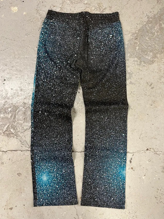 2000s Roberto Cavalli Galaxy Blue Pants wmNiQoE 6