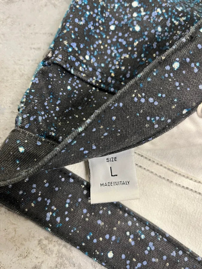2000s Roberto Cavalli Galaxy Blue Pants wmNiQoE 9
