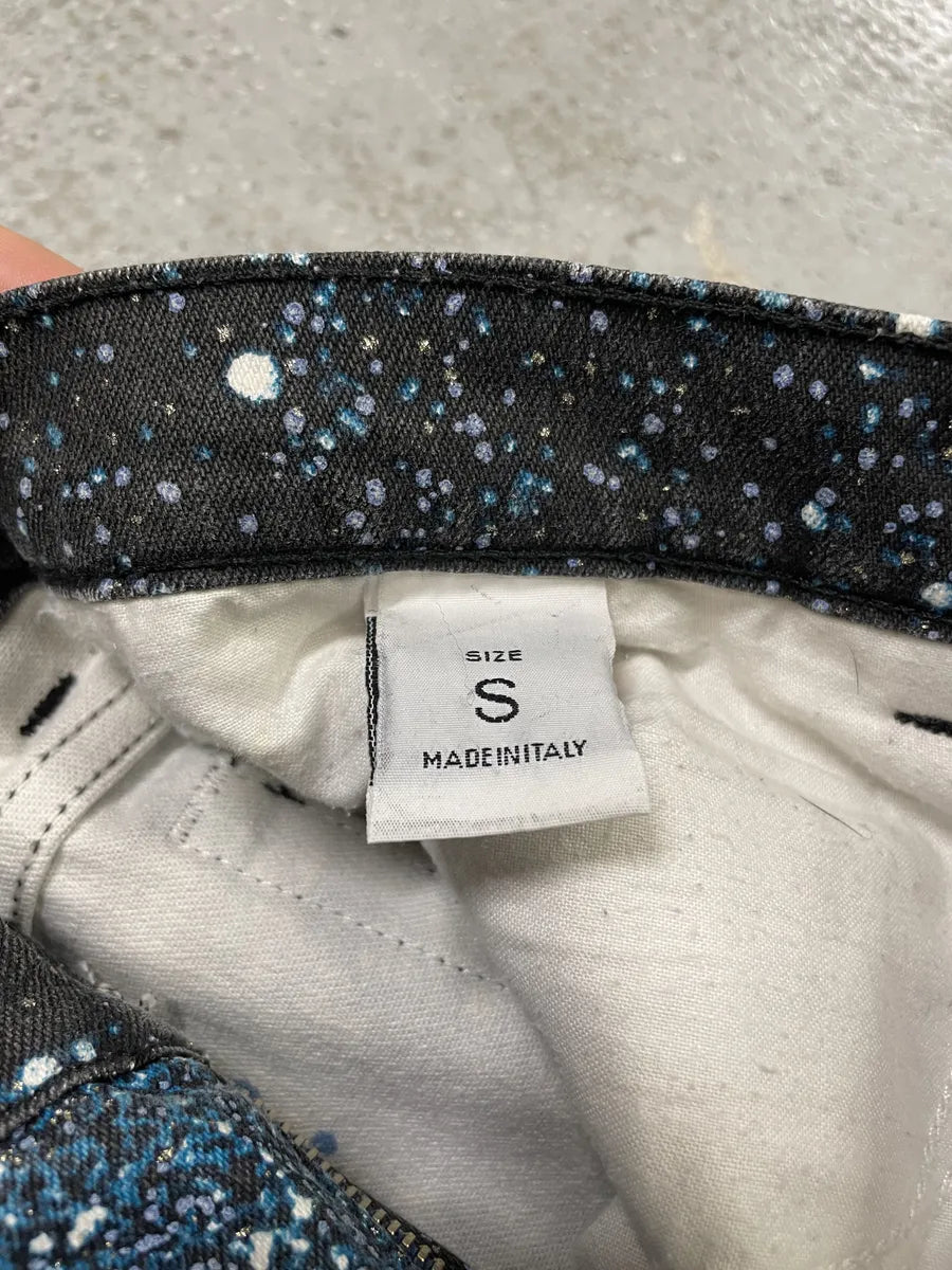 2000s Roberto Cavalli Galaxy Expansion Blue Pants (XS) 6