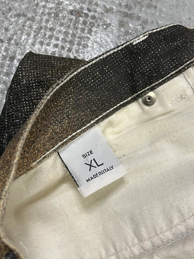 2000s Roberto Cavalli Gold Gradient Glitters Pants jiFmGus 11