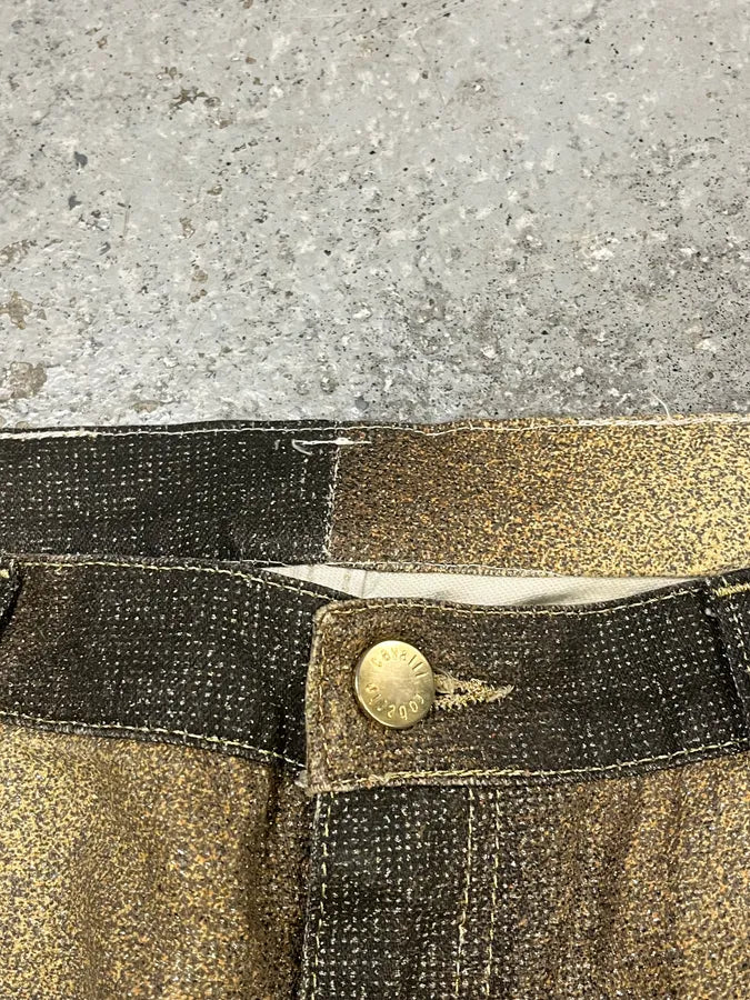 2000s Roberto Cavalli Gold Gradient Glitters Pants jiFmGus 10