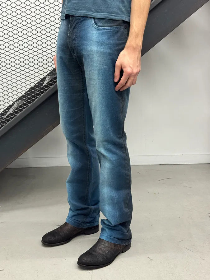 2000s Roberto Cavalli Gradient Blue Pants xjuDFFn 1