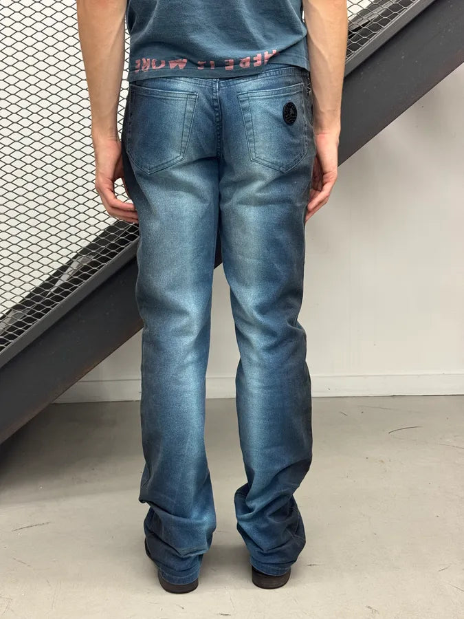 2000s Roberto Cavalli Gradient Blue Pants xjuDFFn 2