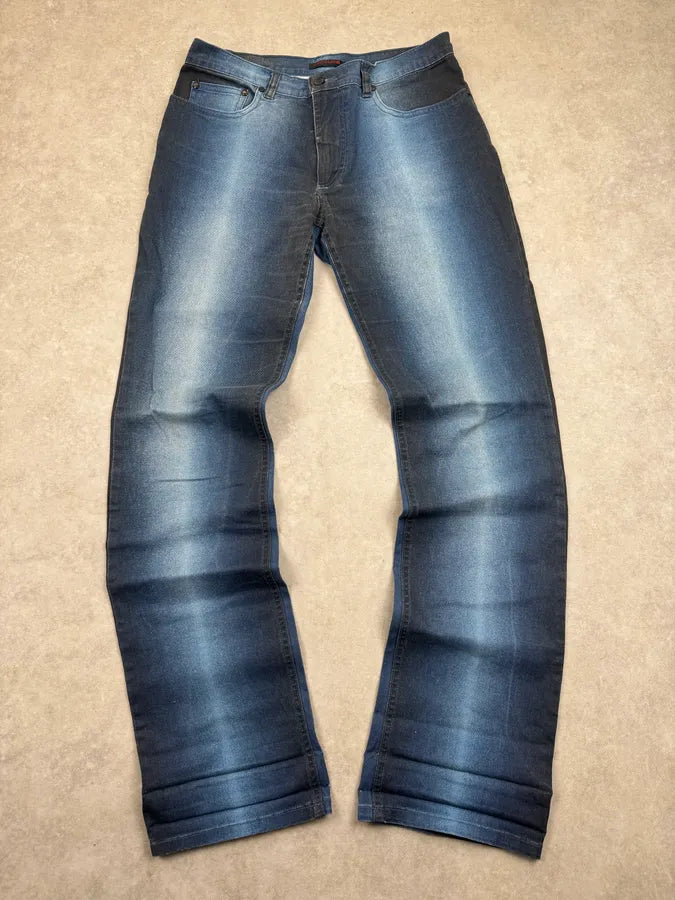 2000s Roberto Cavalli Gradient Blue Pants xjuDFFn 3