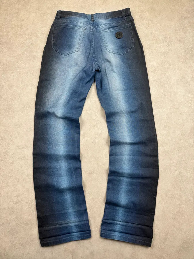 2000s Roberto Cavalli Gradient Blue Pants xjuDFFn 5