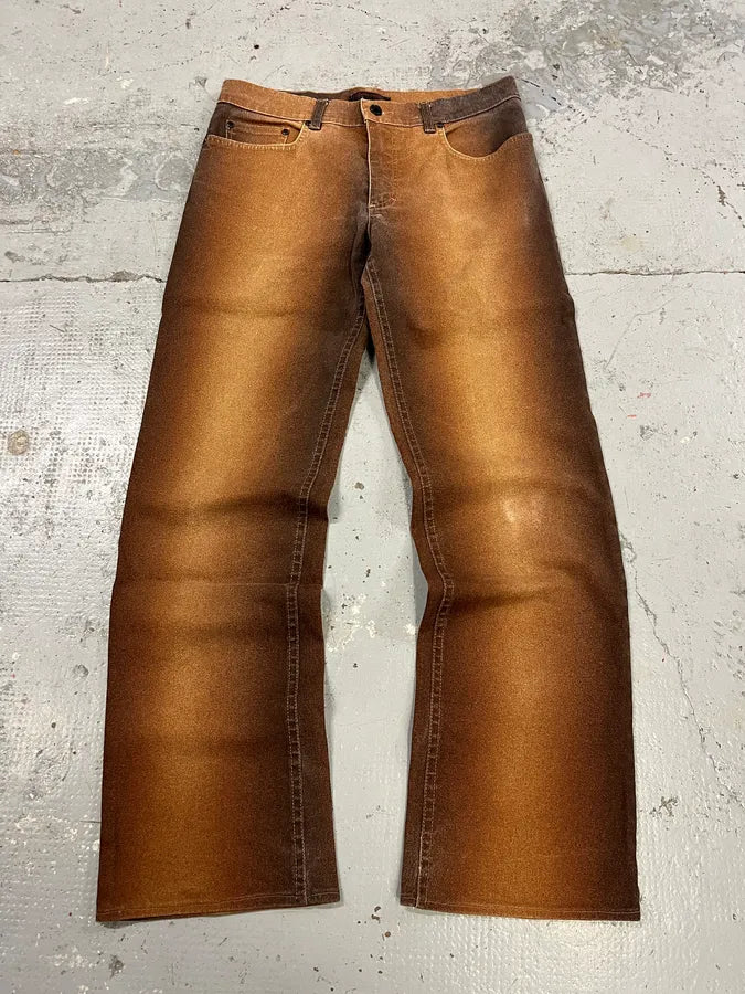 2000s Roberto Cavalli Gradient Bronze Pants JzRgGDD 0