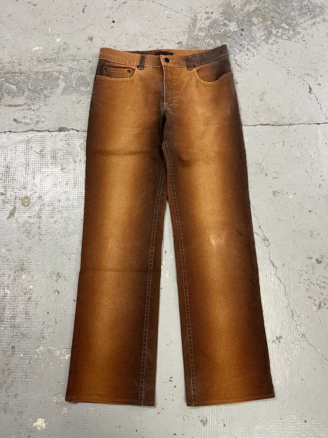 2000s Roberto Cavalli Gradient Bronze Pants JzRgGDD 4
