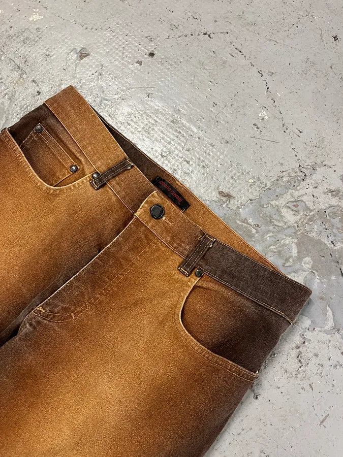 2000s Roberto Cavalli Gradient Bronze Pants JzRgGDD 5