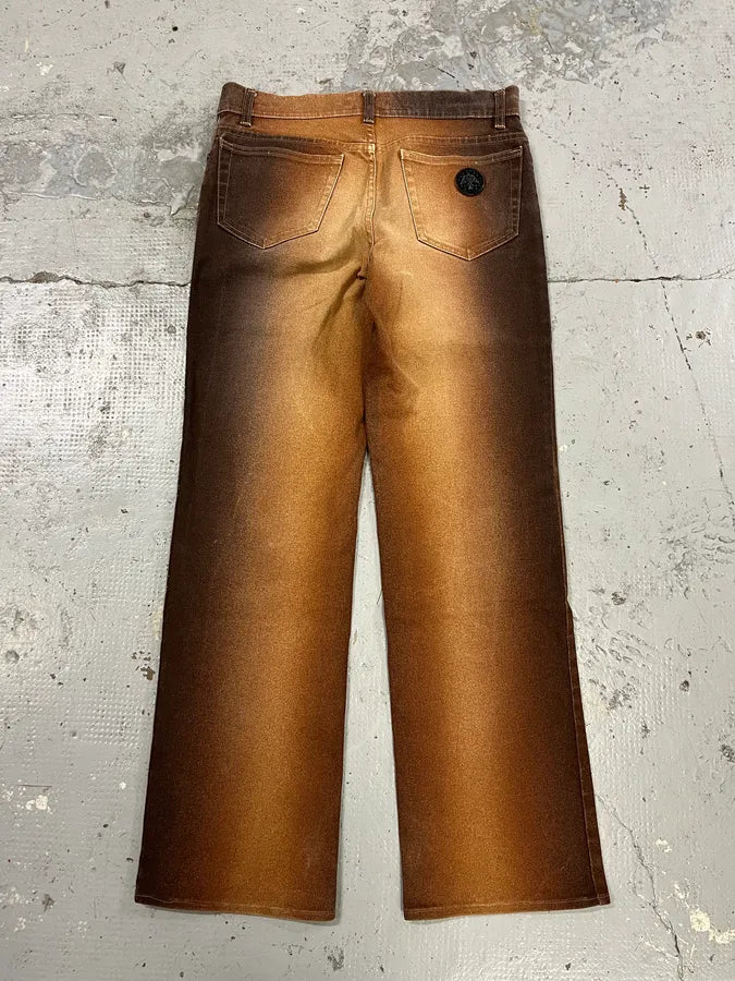 2000s Roberto Cavalli Gradient Bronze Pants JzRgGDD 7