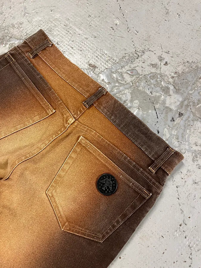 2000s Roberto Cavalli Gradient Bronze Pants JzRgGDD 8