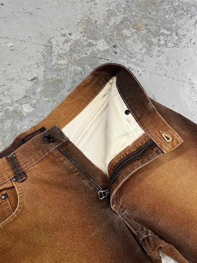 2000s Roberto Cavalli Gradient Bronze Pants JzRgGDD 9