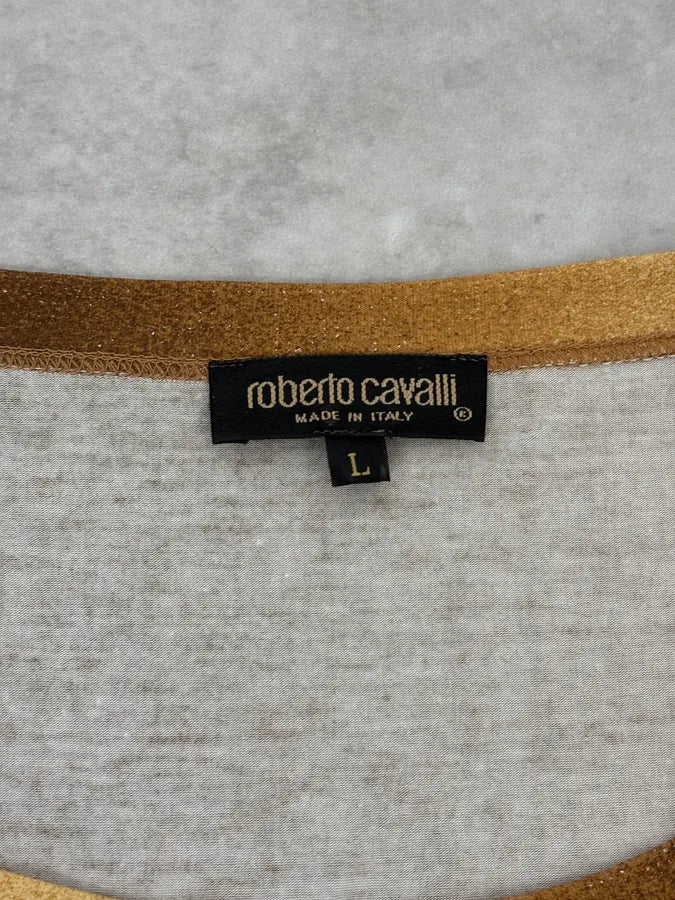 2000s Roberto Cavalli Gradient Golden Sun Longsleeves Nbddbsp 7