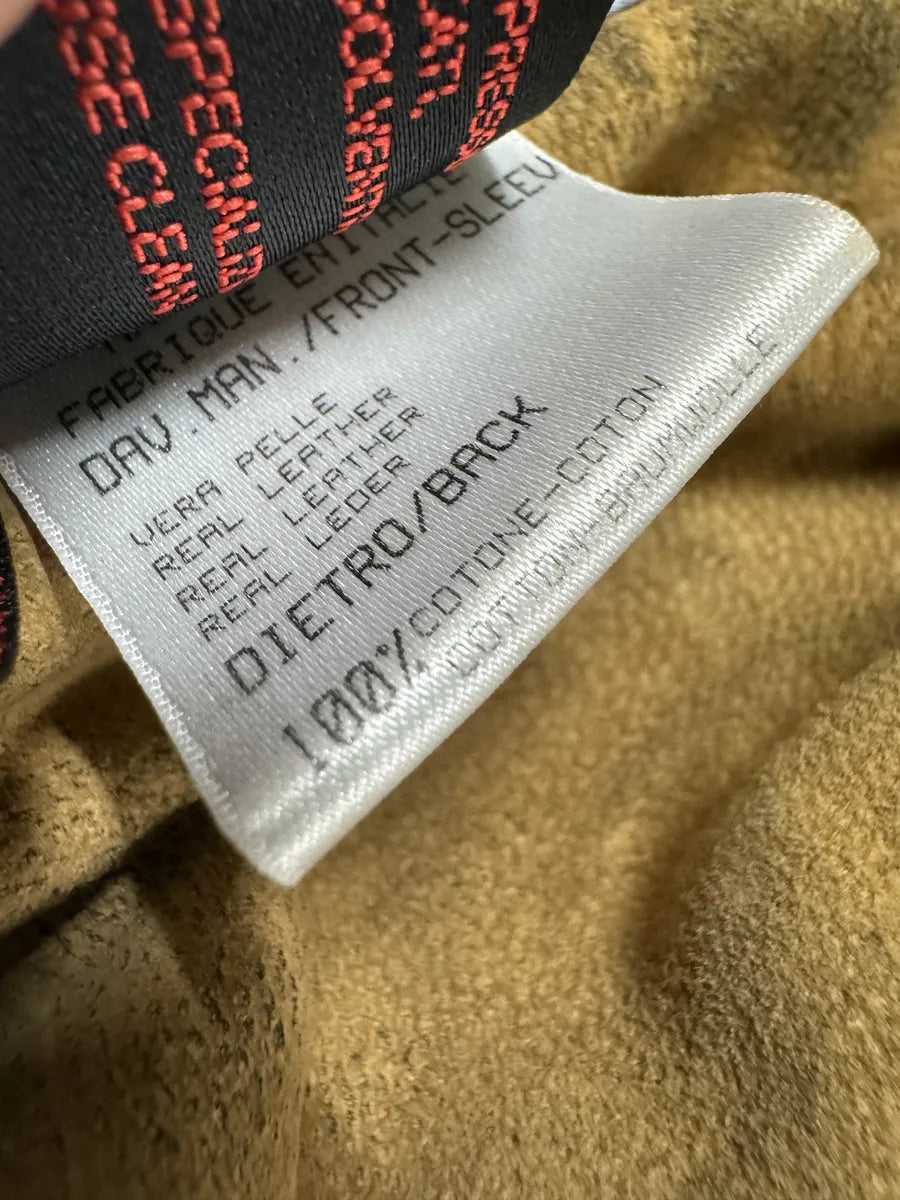 2000s Roberto Cavalli Green Faded Dust Leather Shirt TUAtgfk 10