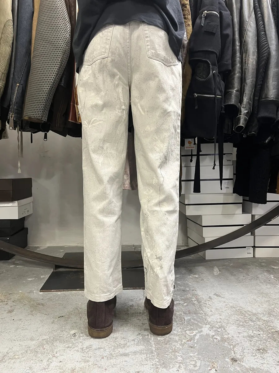 2000s Roberto Cavalli Grey Flowers Archive Pants mZthipG 2