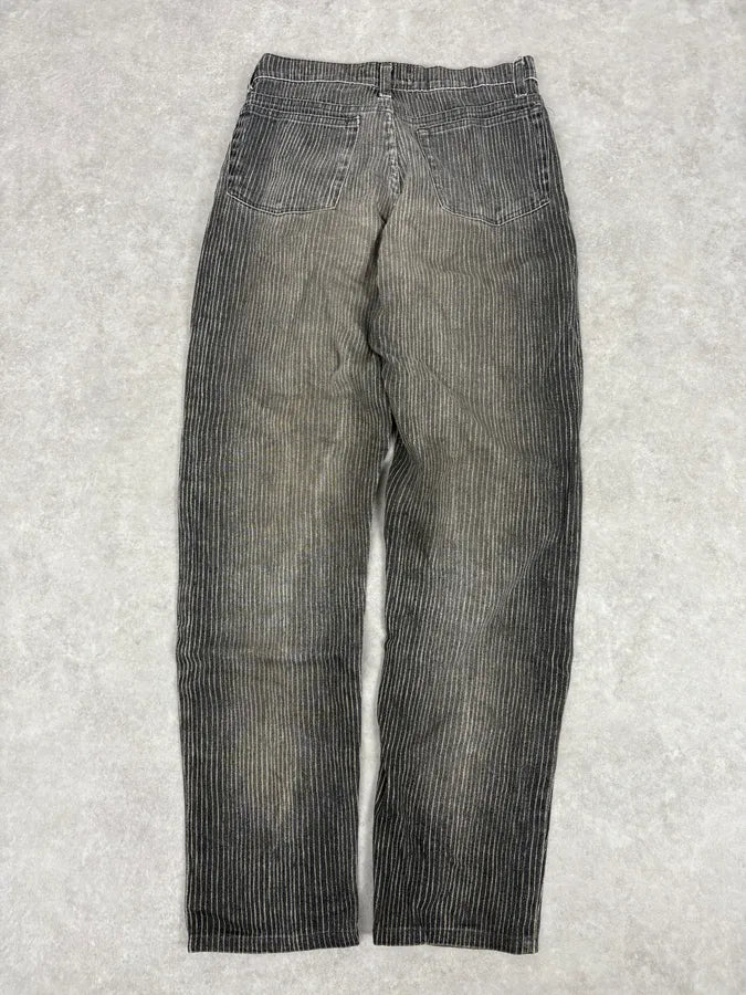 2000s Roberto Cavalli Grey Stripes Pants fthKYHi 5