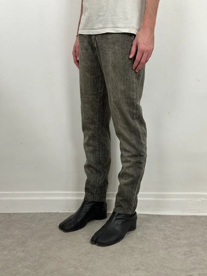 2000s Roberto Cavalli Grey Stripes Pants fthKYHi 2