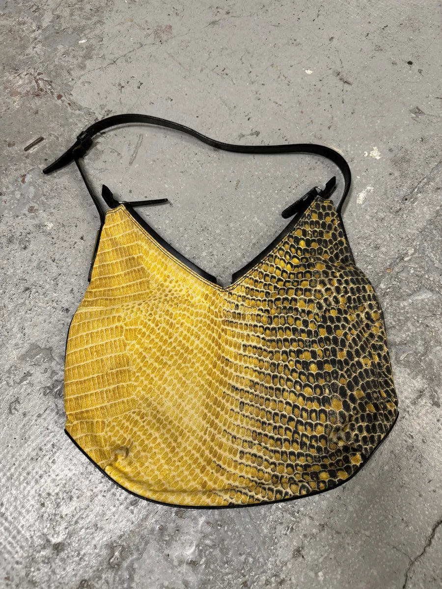 2000s Roberto Cavalli Honey Bees Python Print Handle Bag YWbjuJI 1