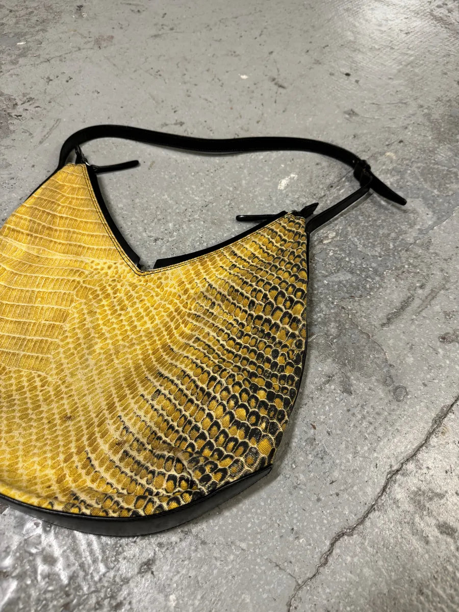 2000s Roberto Cavalli Honey Bees Python Print Handle Bag YWbjuJI 3