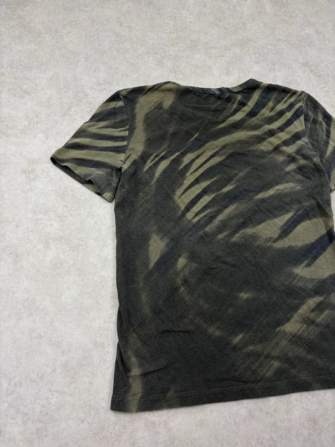 2000s Roberto Cavalli Khaki Green Tiger T-shirt cnXcimr 7
