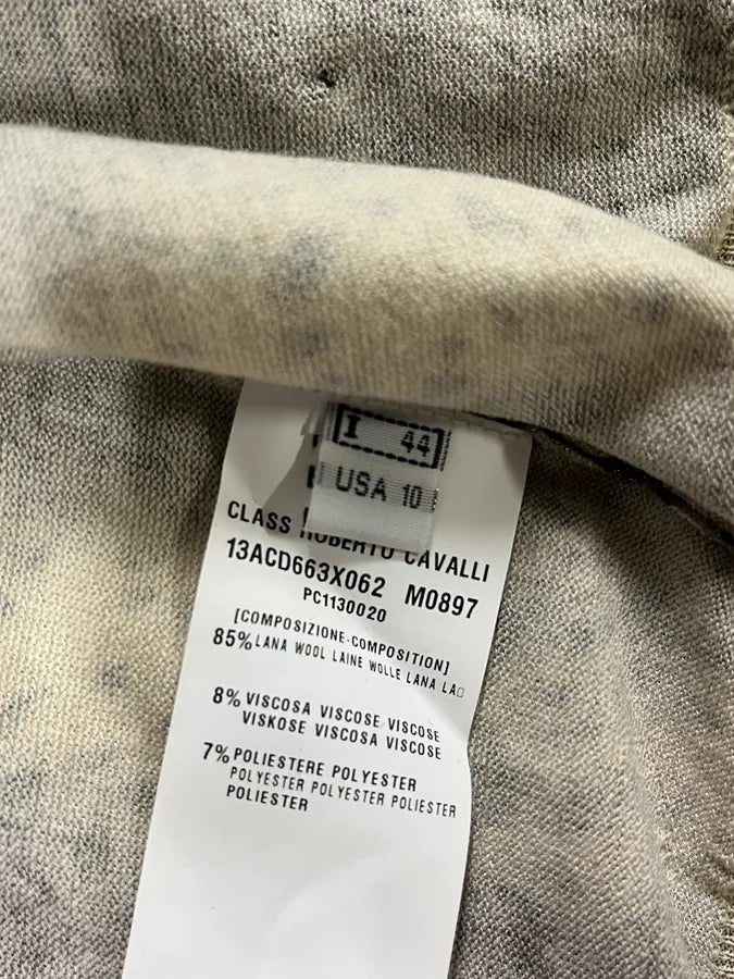 2000s Roberto Cavalli Leopard Beige Cardigan ldSUbNT 10